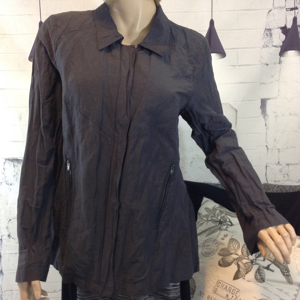 Eileen Fisher Graphite Organic Jacket